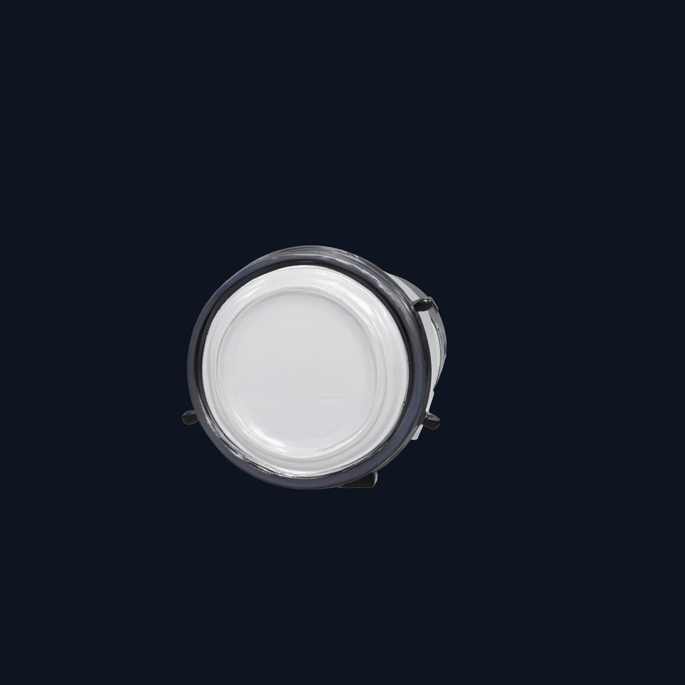 Black Cryogenic Capsule with Frosted Glass and Interface Modules